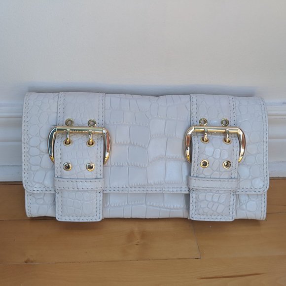 White Michael Kors Clutch